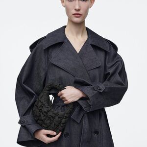 COS Black Quilted Mini Bag